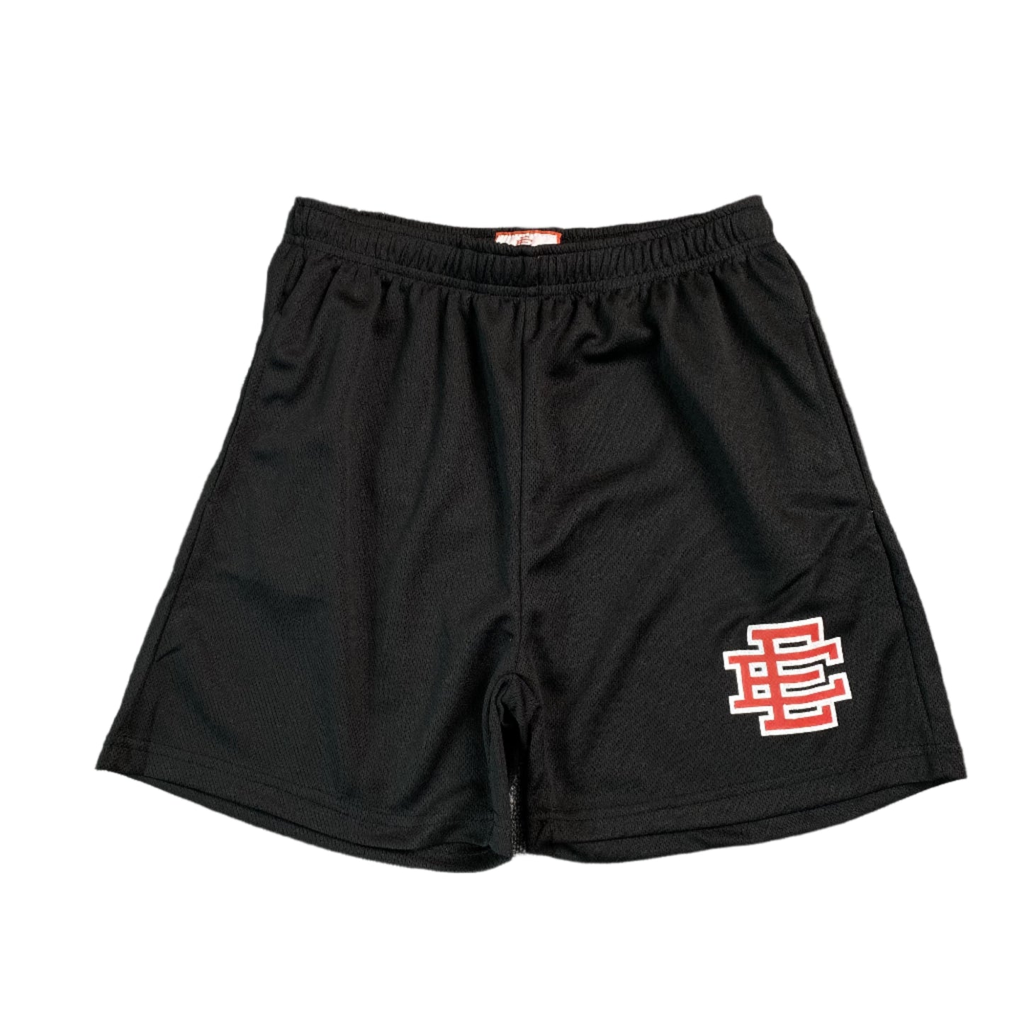 ERIC EMMANUEL EE BASIC SHORTS BLACK/RED - Prime Reps