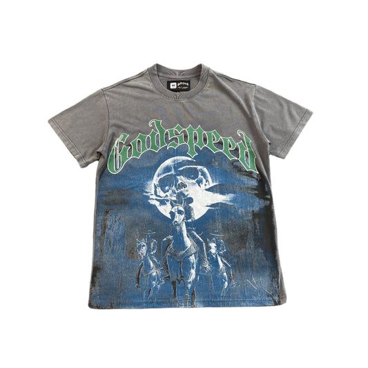 GODSPEED AMIGOS T-SHIRT WASHED GREY - Prime Reps