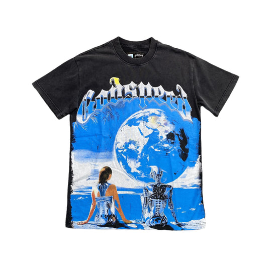 GODSPEED ARTIFICIAL LOVE T-SHIRT WASHED BLACK - Prime Reps