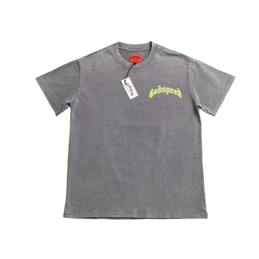 GODSPEED BALACLAVA SZN T-SHIRT WASHED GREY - Prime Reps