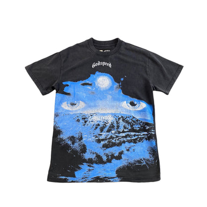 GODSPEED HILLS HAVE EYES T-SHIRT WASHED BLACK - Prime Reps