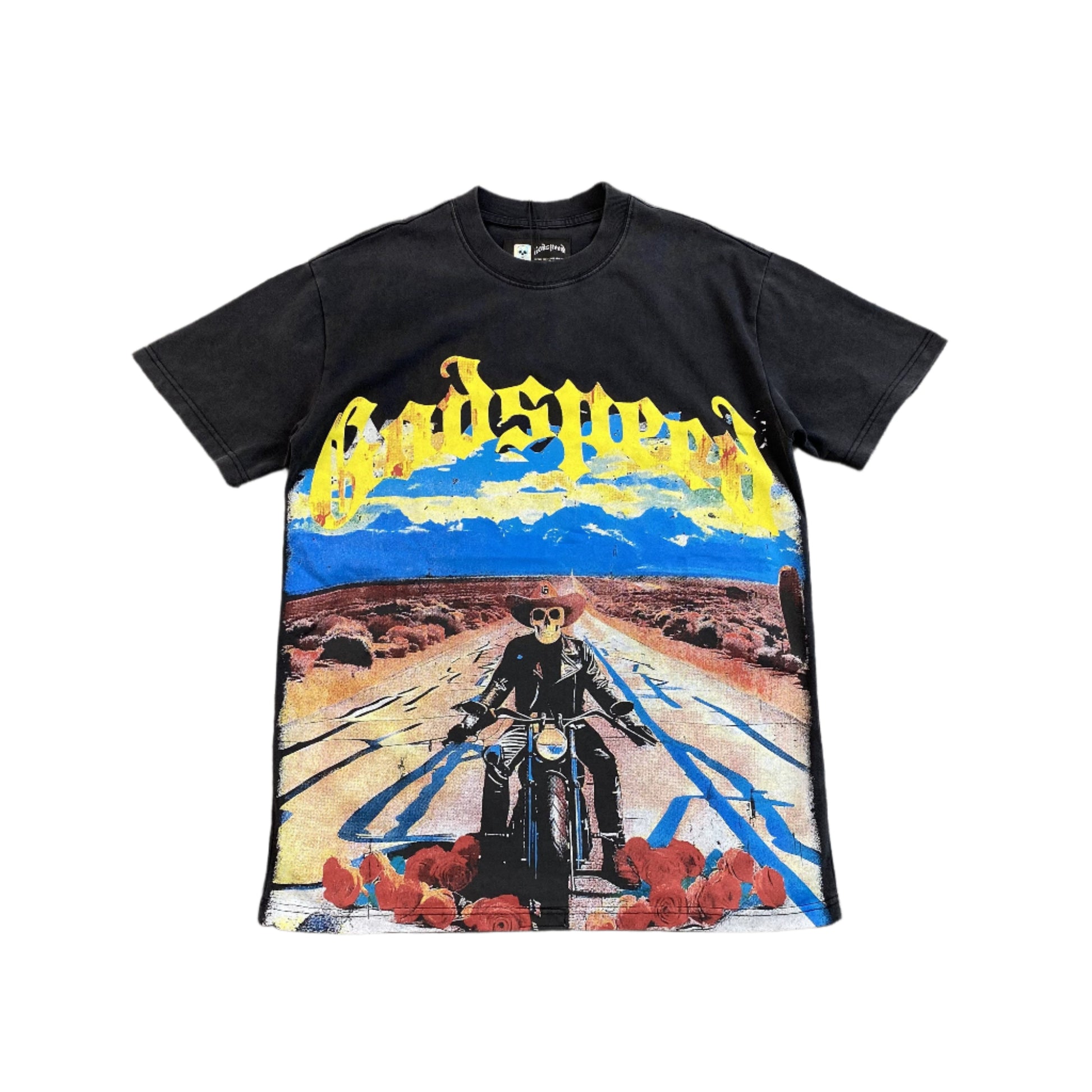 GODSPEED LONG LONELY ROAD T-SHIRT BLACK - Prime Reps