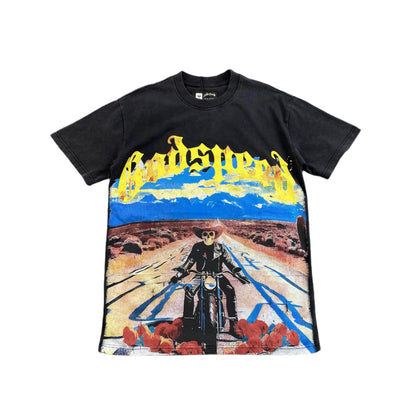 GODSPEED LONG LONELY ROAD T-SHIRT BLACK - Prime Reps