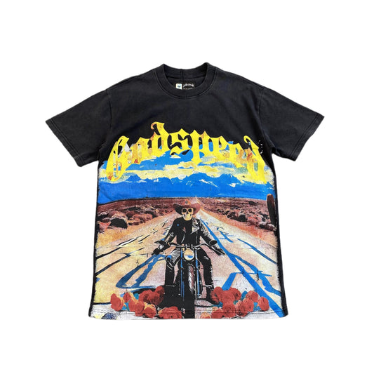 GODSPEED LONG LONELY ROAD T-SHIRT BLACK - Prime Reps