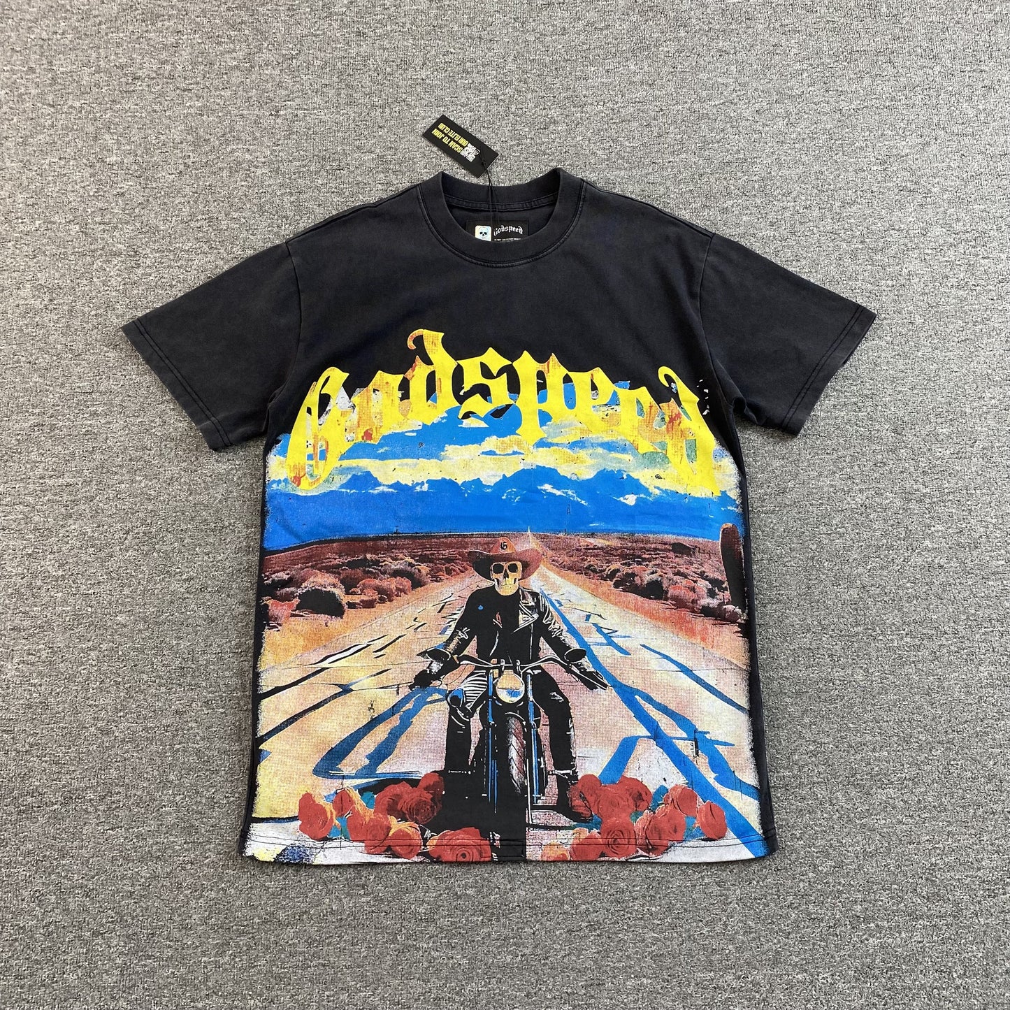 GODSPEED LONG LONELY ROAD T-SHIRT BLACK - Prime Reps