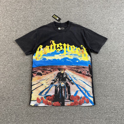 GODSPEED LONG LONELY ROAD T-SHIRT BLACK - Prime Reps