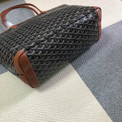 GOYARD ARTOIS PM TOTE BAG BLACK & TAN - Prime Reps