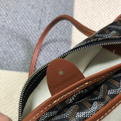 GOYARD ARTOIS PM TOTE BAG BLACK & TAN - Prime Reps