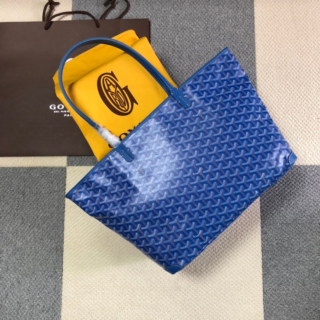 GOYARD ARTOIS PM TOTE BAG BLUE- Prime Reps