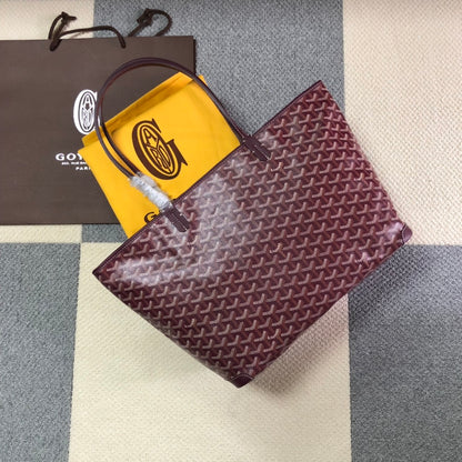 GOYARD ARTOIS PM TOTE BAG BURGUNDY - Prime Reps