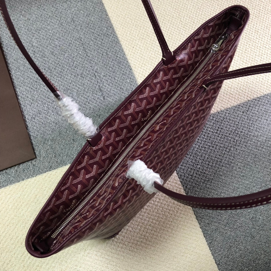 GOYARD ARTOIS PM TOTE BAG BURGUNDY - Prime Reps