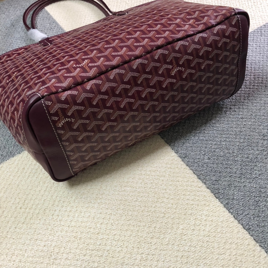 GOYARD ARTOIS PM TOTE BAG BURGUNDY - Prime Reps