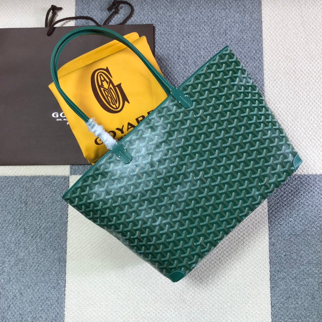 GOYARD ARTOIS PM TOTE BAG GREEN - Prime Reps