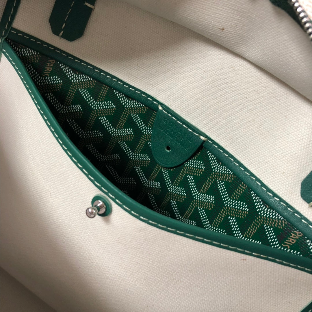 GOYARD ARTOIS PM TOTE BAG GREEN - Prime Reps
