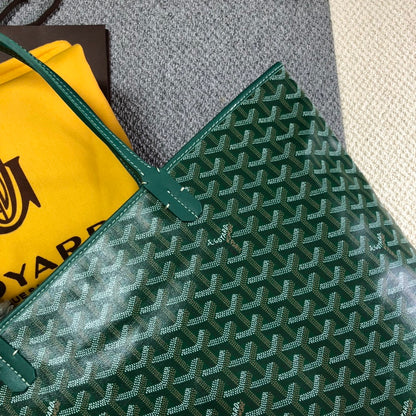 GOYARD ARTOIS PM TOTE BAG GREEN - Prime Reps