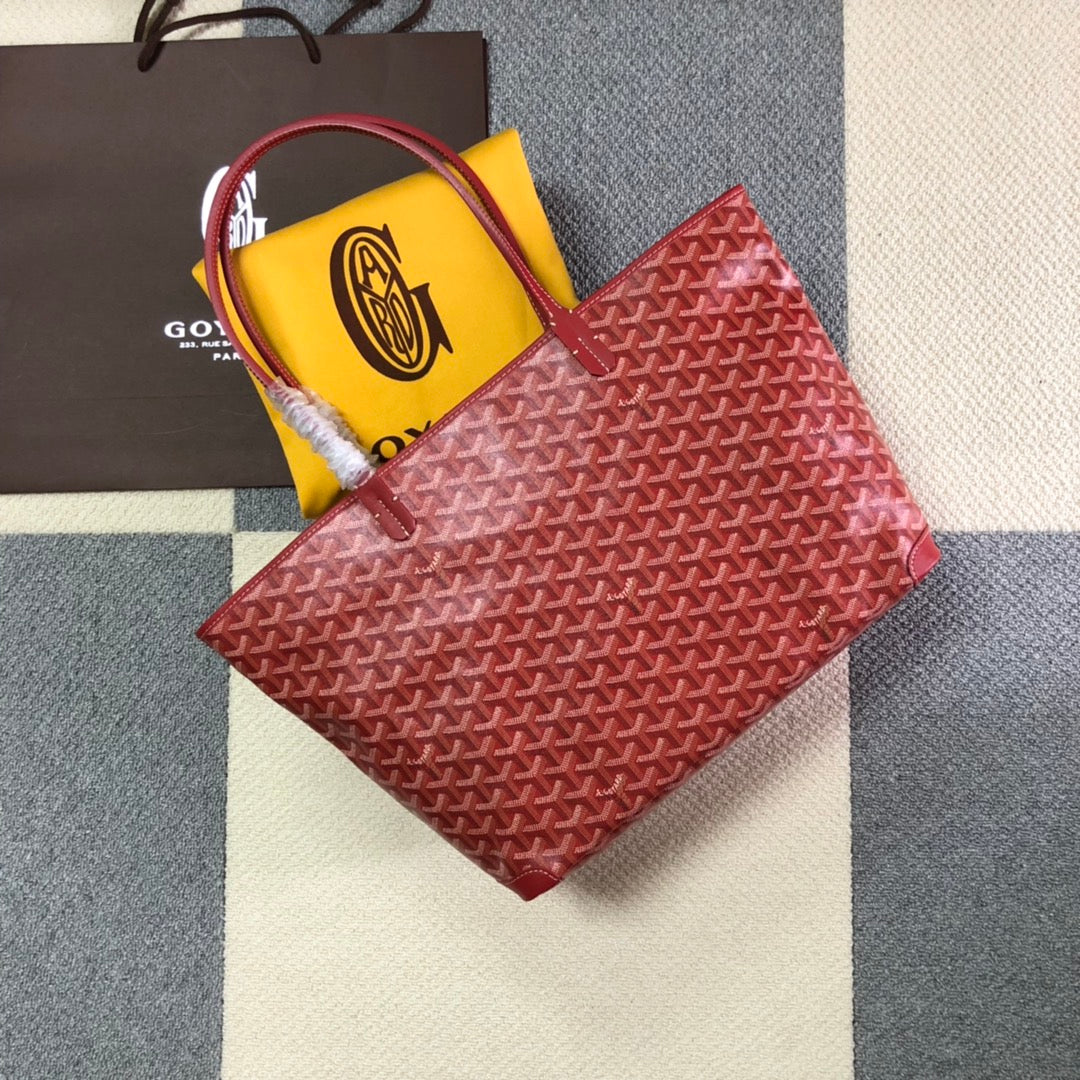 GOYARD ARTOIS PM TOTE BAG RED - Prime Reps