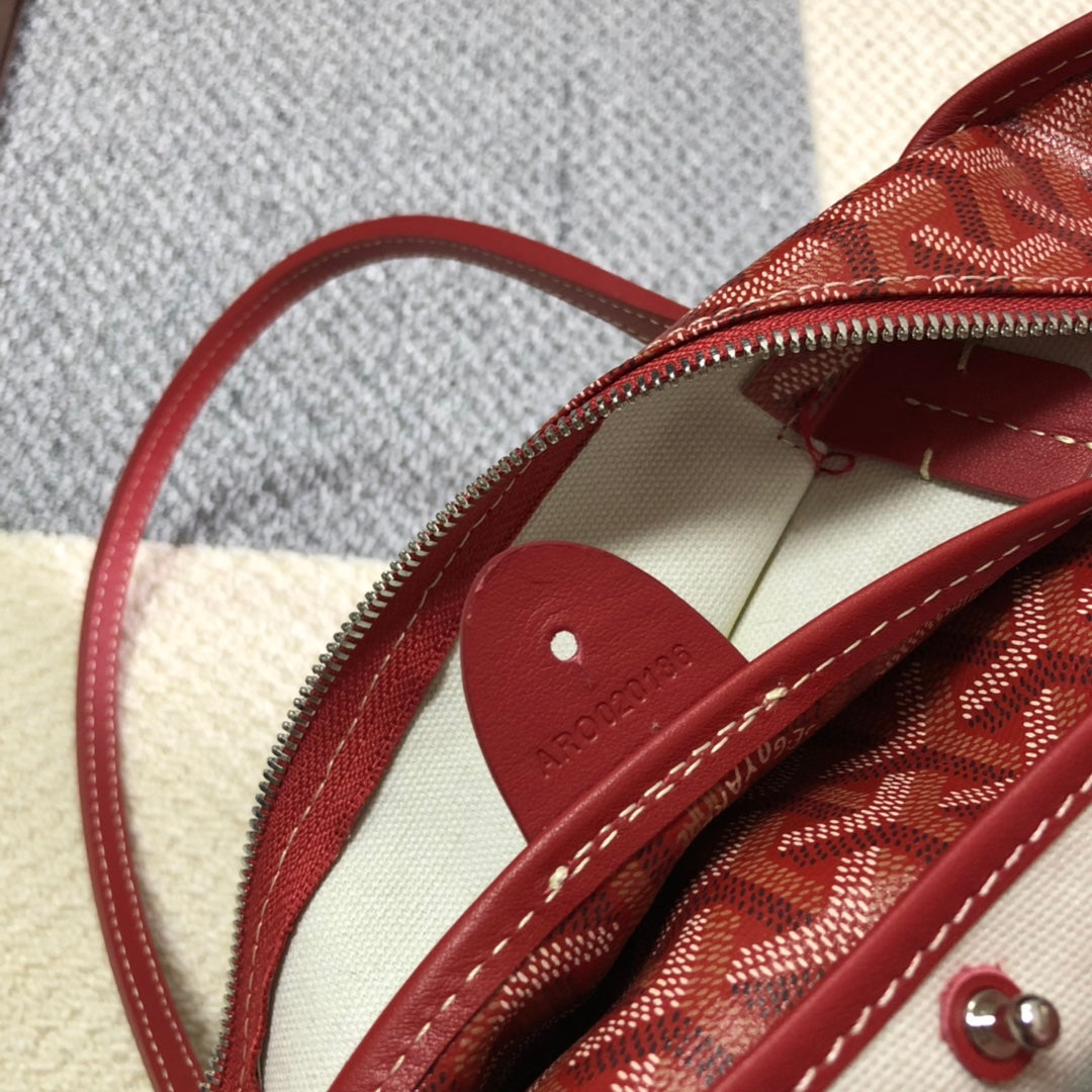 GOYARD ARTOIS PM TOTE BAG RED - Prime Reps