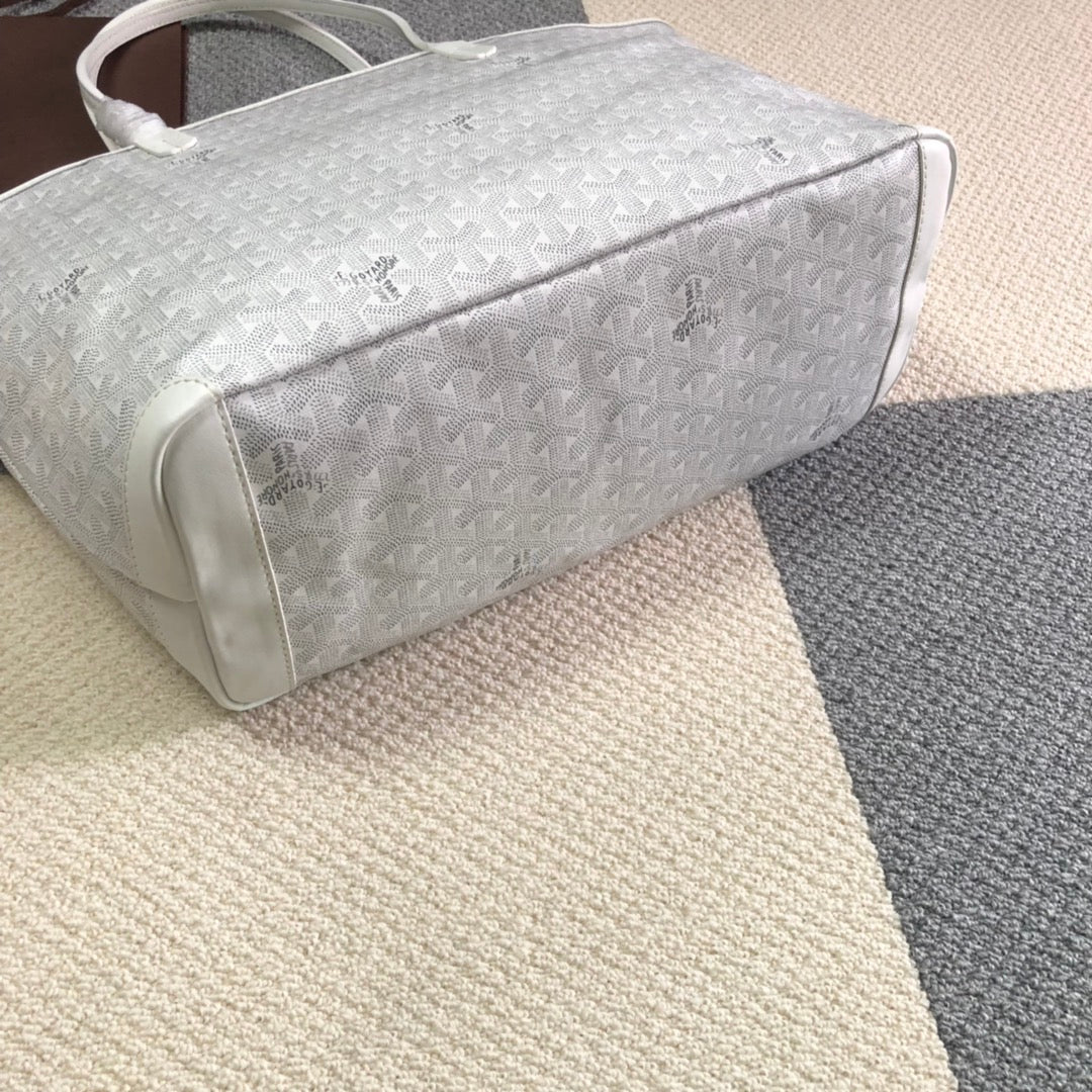 GOYARD ARTOIS PM TOTE BAG WHITE - Prime Reps