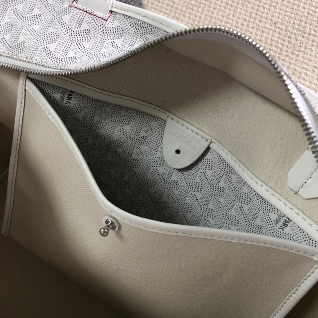 GOYARD ARTOIS PM TOTE BAG WHITE - Prime Reps