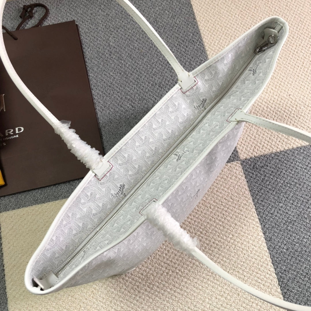 GOYARD ARTOIS PM TOTE BAG WHITE - Prime Reps