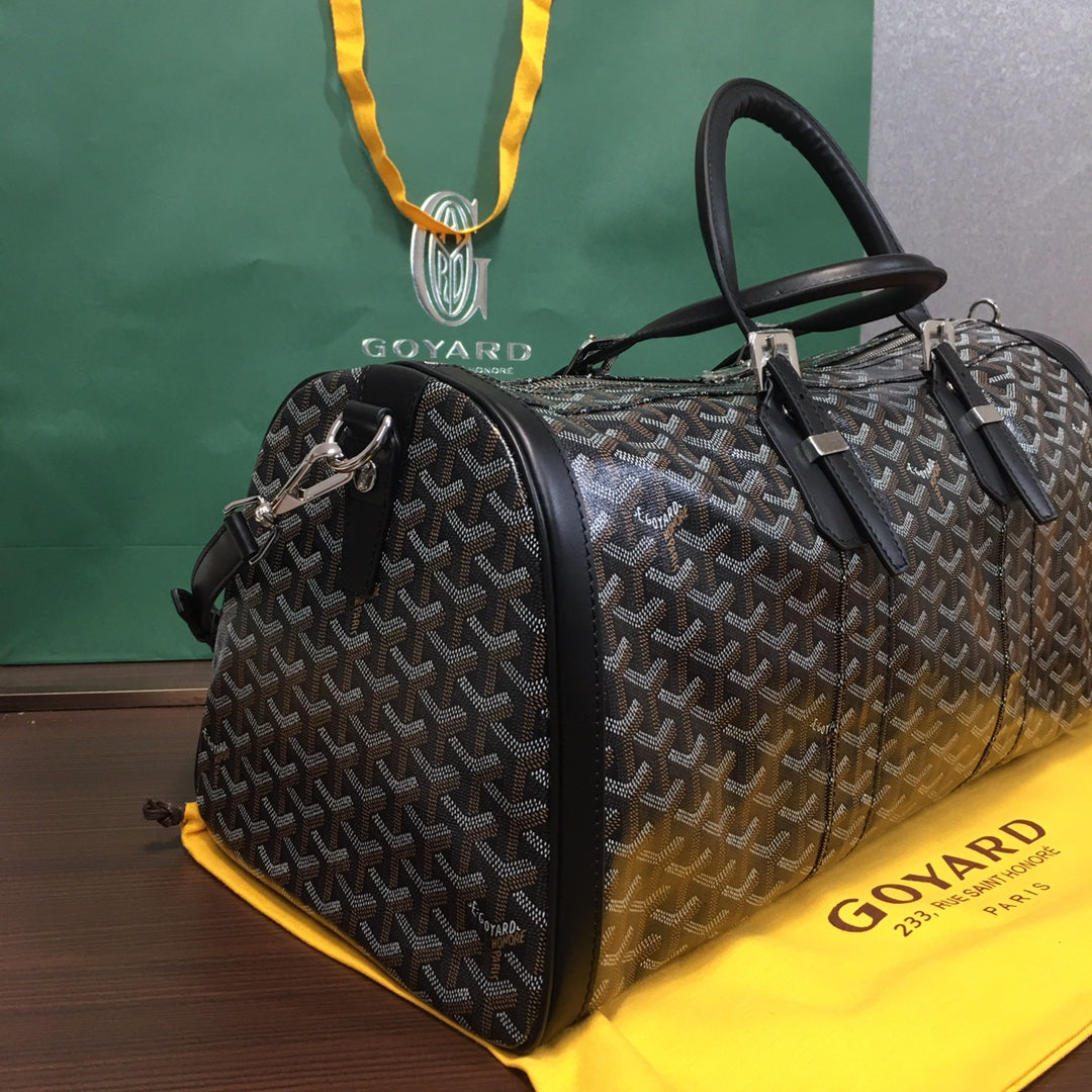 GOYARD BOSTON 45 BAG BLACK - Prime Reps