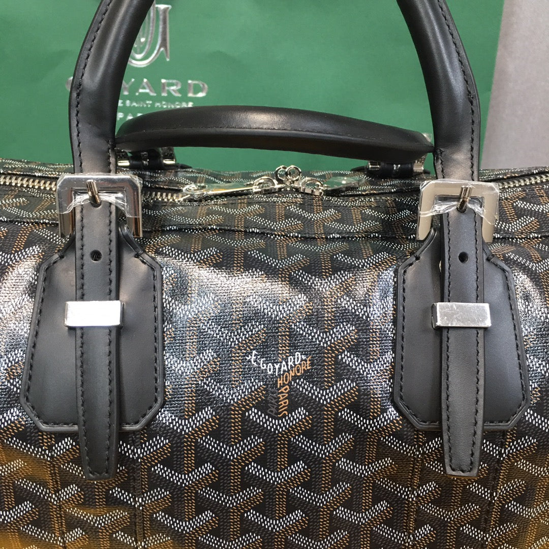 GOYARD BOSTON 45 BAG BLACK - Prime Reps