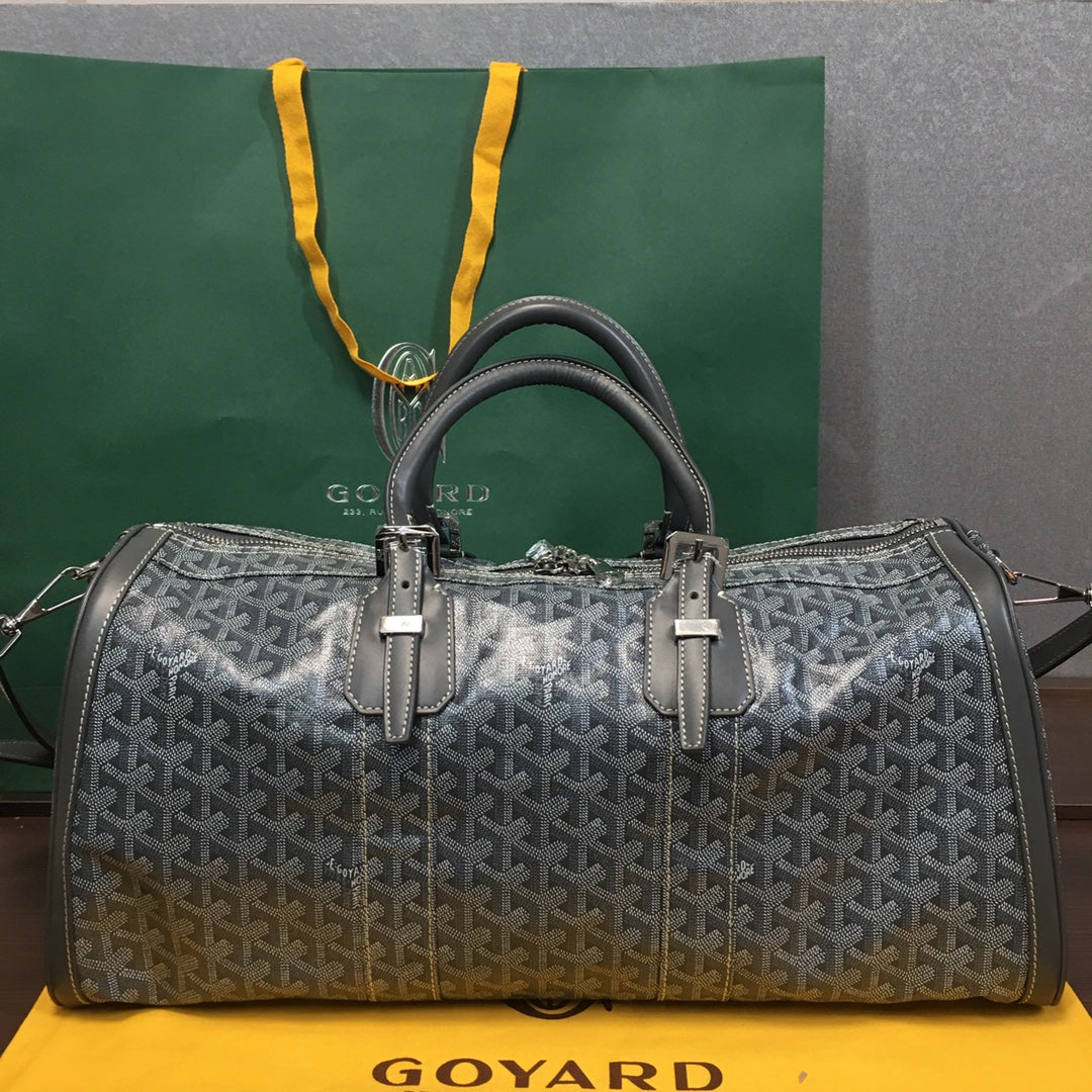 GOYARD BOSTON 45 BAG GREY - Prime Reps