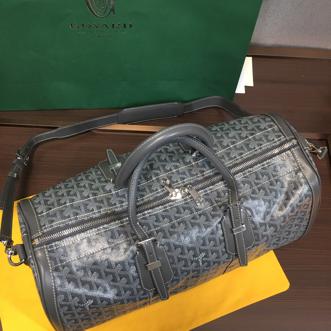 GOYARD BOSTON 45 BAG GREY - Prime Reps
