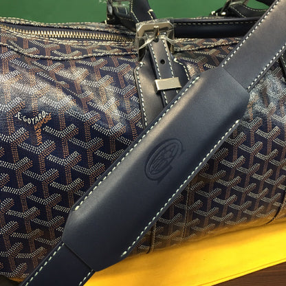 GOYARD BOSTON 50 BAG NAVY - Prime Reps