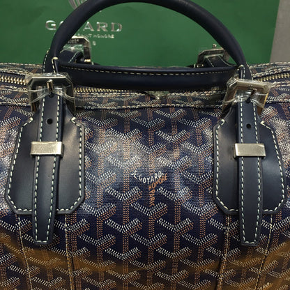 GOYARD BOSTON 50 BAG NAVY - Prime Reps