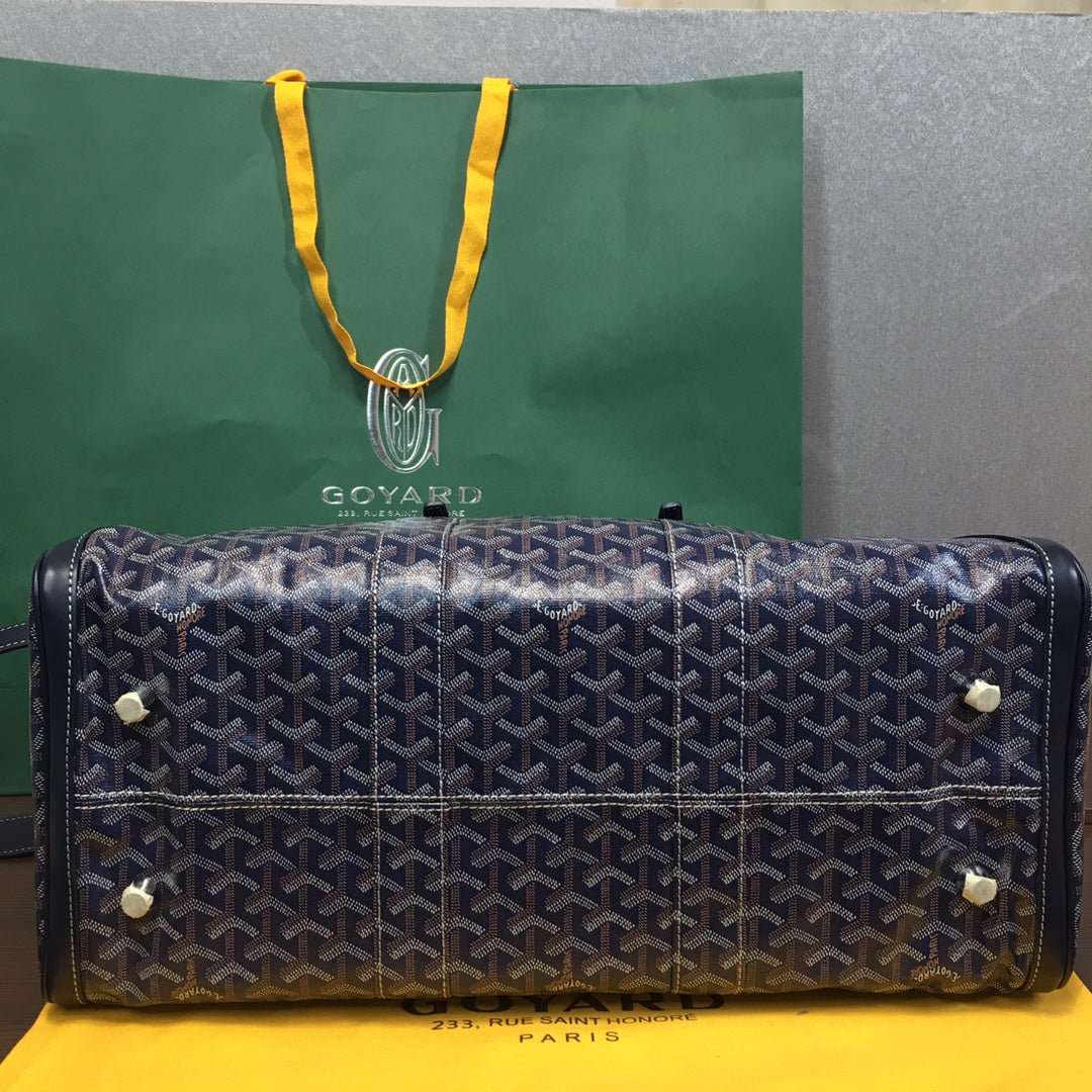 GOYARD BOSTON 50 BAG NAVY - Prime Reps