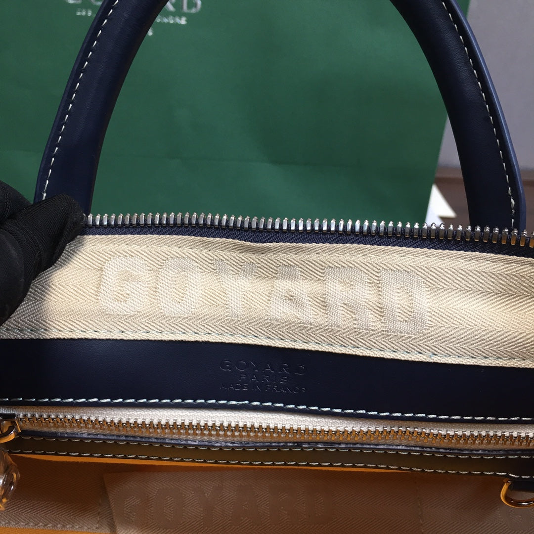 GOYARD BOSTON 50 BAG NAVY - Prime Reps