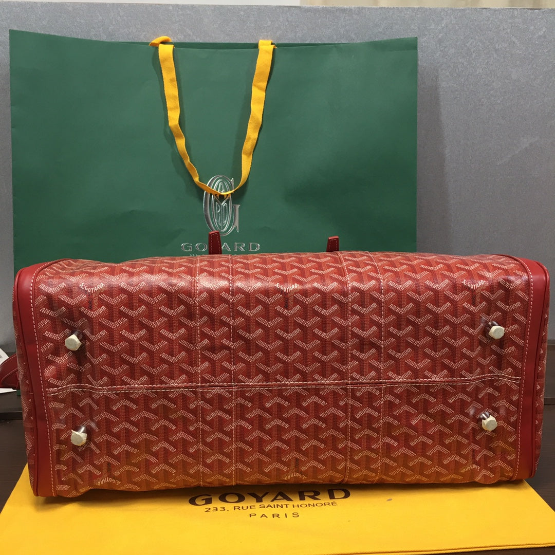 GOYARD BOSTON 50 BAG RED - Prime Reps