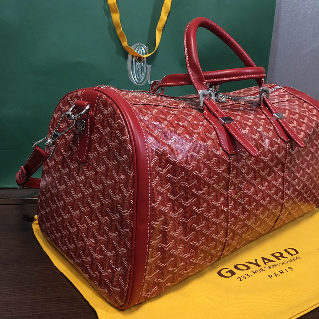 GOYARD BOSTON 50 BAG RED - Prime Reps