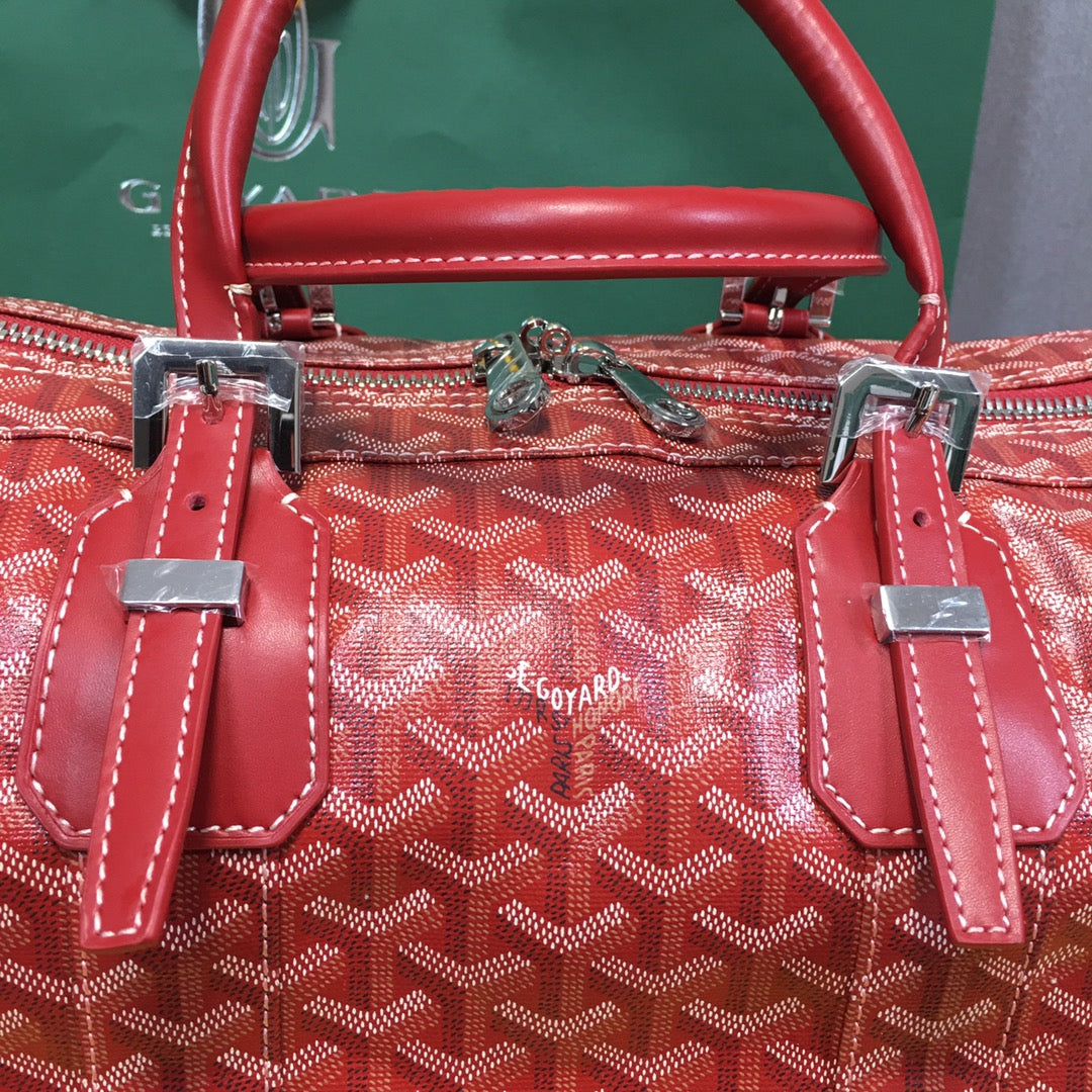 GOYARD BOSTON 50 BAG RED - Prime Reps