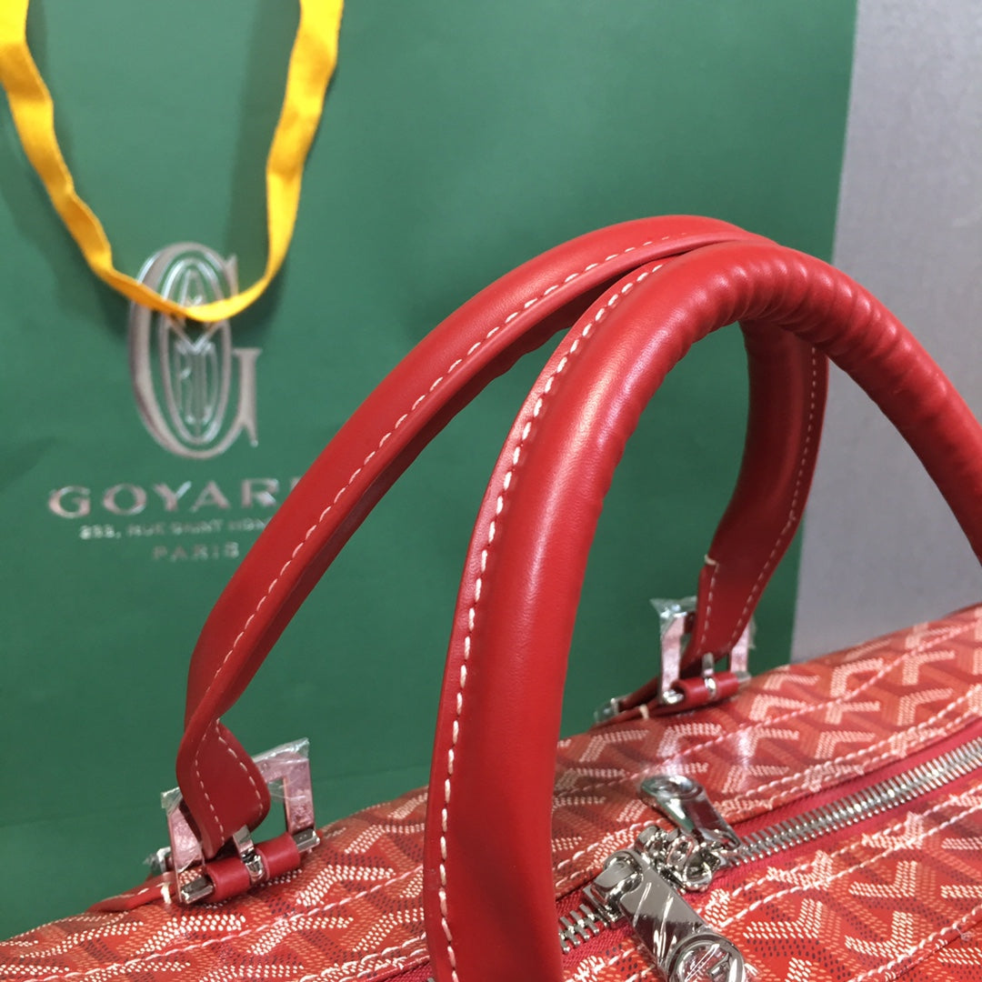 GOYARD BOSTON 50 BAG RED - Prime Reps