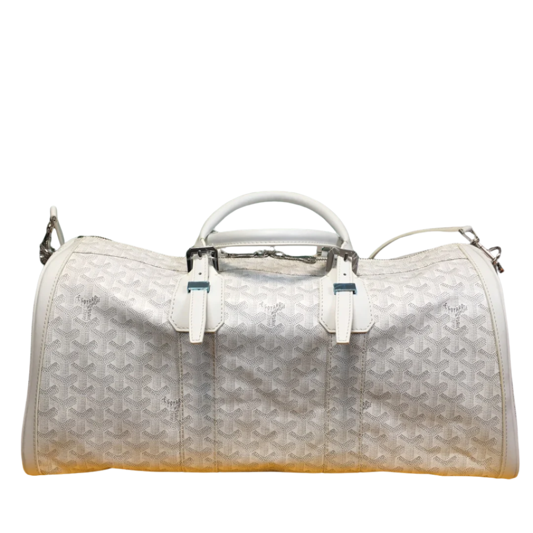 GOYARD BOSTON 50 BAG WHITE - Prime Reps