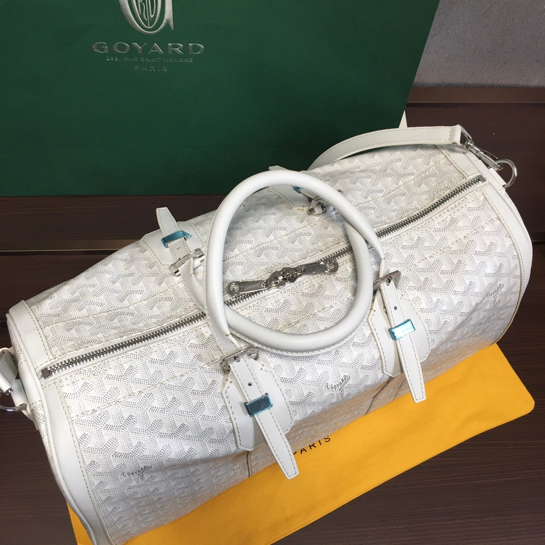 GOYARD BOSTON 50 BAG WHITE - Prime Reps