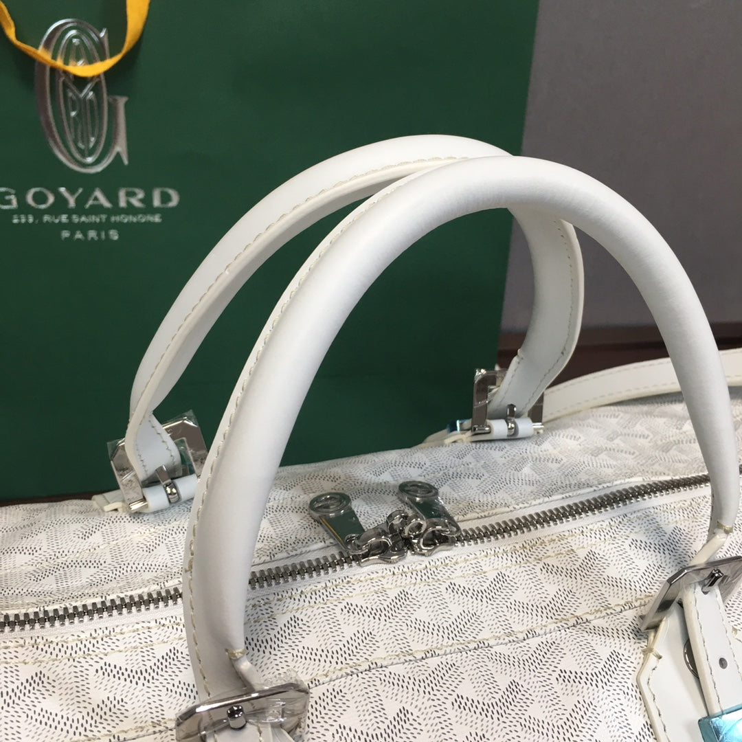 GOYARD BOSTON 50 BAG WHITE - Prime Reps