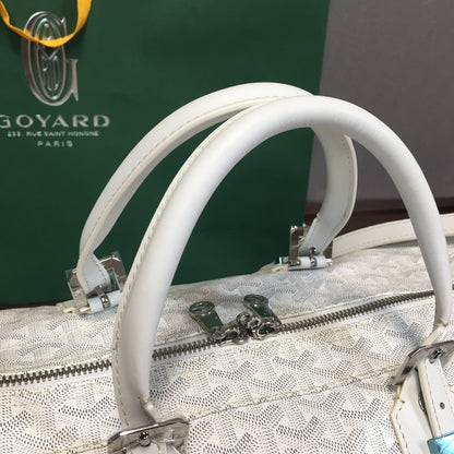 GOYARD BOSTON 50 BAG WHITE - Prime Reps
