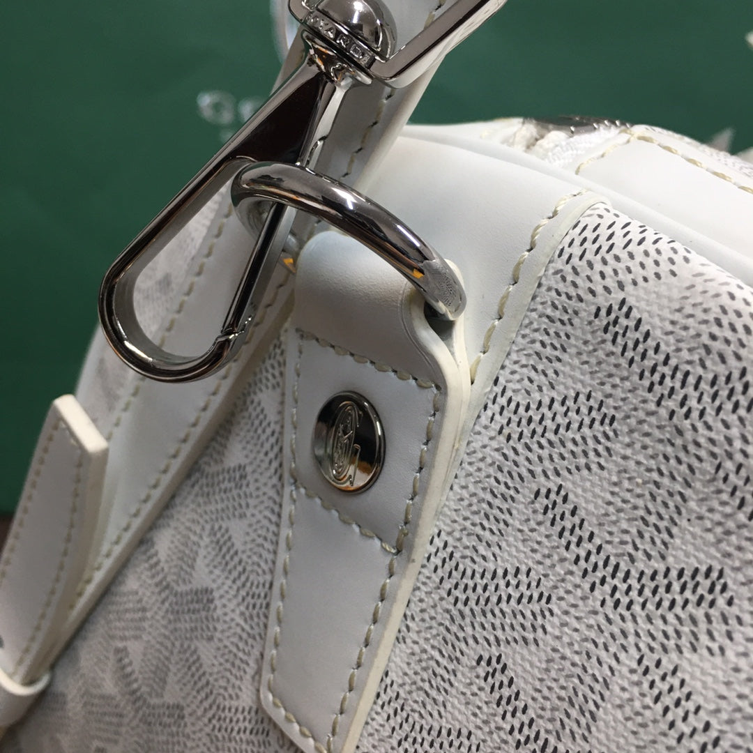 GOYARD BOSTON 50 BAG WHITE - Prime Reps