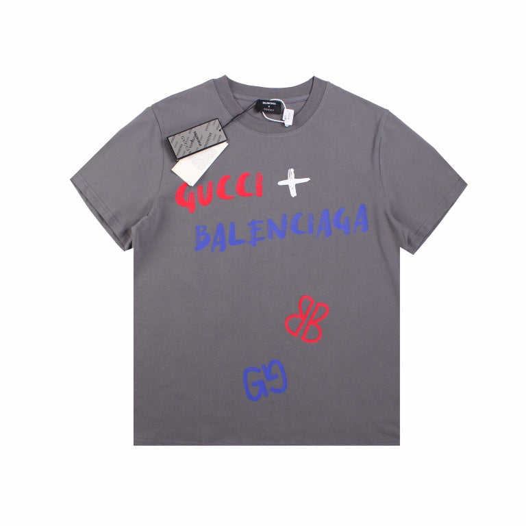 GUCCI x BALENCIAGA T-SHIRT GRAY - Prime Reps