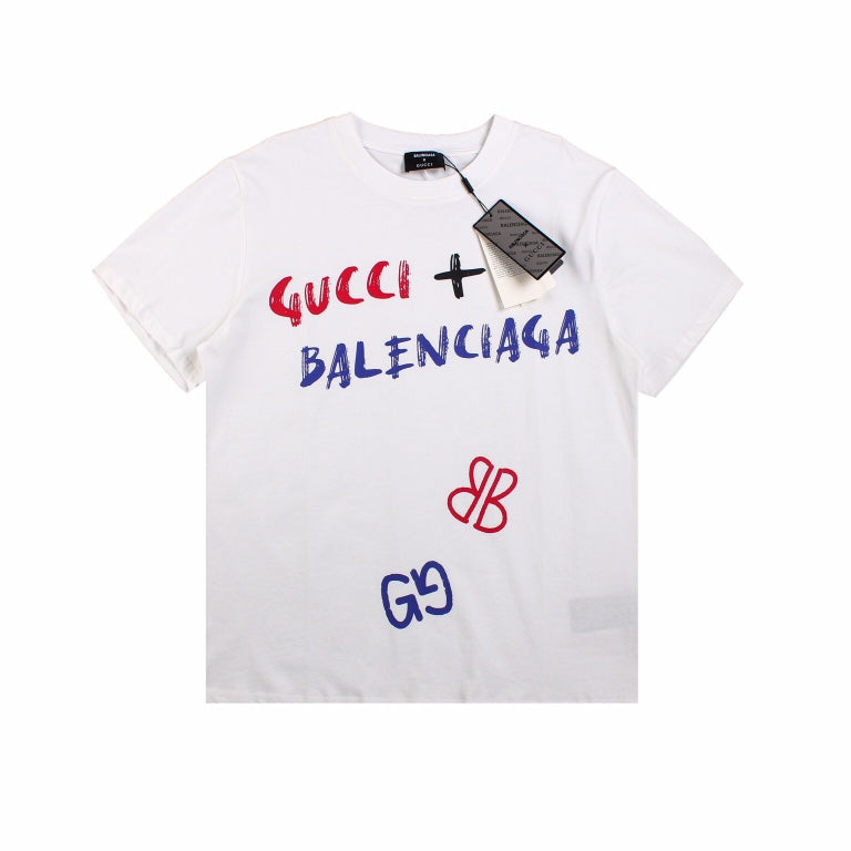 GUCCI x BALENCIAGA T-SHIRT WHITE - Prime Reps
