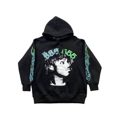 JUICE WRLD x SP5DER HOODIE BLACK - Prime Reps