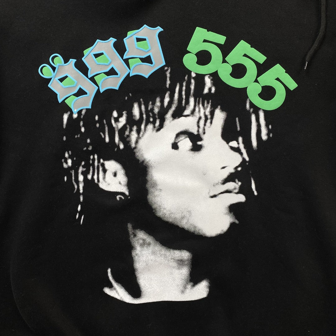 JUICE WRLD x SP5DER HOODIE BLACK - Prime Reps