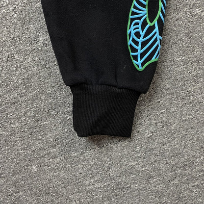 JUICE WRLD x SP5DER HOODIE BLACK - Prime Reps
