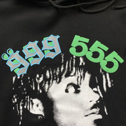 JUICE WRLD x SP5DER HOODIE BLACK - Prime Reps