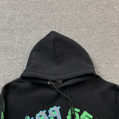 JUICE WRLD x SP5DER HOODIE BLACK - Prime Reps