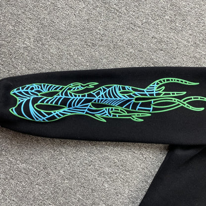 JUICE WRLD x SP5DER HOODIE BLACK - Prime Reps