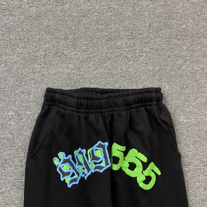 JUICE WRLD x SP5DER SWEATPANTS BLACK - Prime Reps